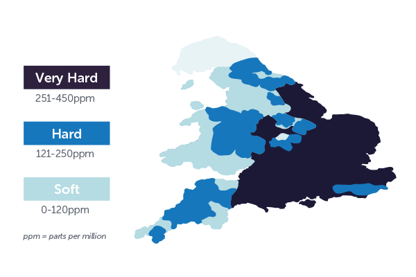 Hard Water Map Of The UK - UK Water Softeners